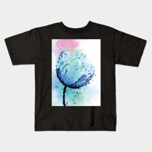 Blue Flower Kids T-Shirt